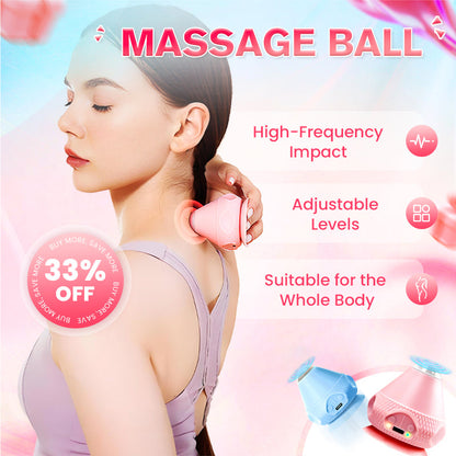 🔥 Trigger Point Self-Massage Ball with Suction Cup – Perfect relaxation for muscles and body!