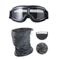 🥽  🏍️ Vintage Helmet Goggles Motorcycle Goggles – UV Protection, Anti-Fog & Adjustable Strap 🛡️