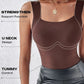 🏆Last Day Special Price ￡7.99!!💐Women's U Neck Thermal Tank Tops with Built-In Bra