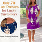 👗50% off💕 Hot Sale - Vintage print round neck dress