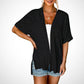 🔥Summer Hot Sale 50％ OFF🏳️‍🌈2026 New Stylish Flowy Short Sleeve Cardigan✈️Buy 2 Free Shipping