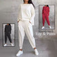 ✨49% Off🔥Round-Neck Long-Sleeved Top ＆ Pants 2-Piece Set