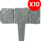 🏡 50% OFF! 🌿 Artificial Stone Garden Fence – Easy to Install, Expandable, and Realistic-Looking ✨