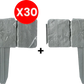 🏡 50% OFF! 🌿 Artificial Stone Garden Fence – Easy to Install, Expandable, and Realistic-Looking ✨