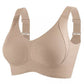 🥳2026 HOT SALE🥳💞50K+ SOLD!💖🌸 50% OFF! Subtle Striped Seamless Bra – Pushes back fat, natural lift. Breathable & moisture‑wicking. Feels like a hug! 👙💪