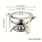 📢📢51% OFF !!!⏰ Stainless Steel Chafing Dish Buffet Set - Even Heat & Durable, Perfect for Holiday Gatherings and Parties ✨