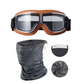 🥽  🏍️ Vintage Helmet Goggles Motorcycle Goggles – UV Protection, Anti-Fog & Adjustable Strap 🛡️