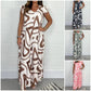 🔥Buy 2 Free Shipping🌸Women's Summer Ruffled Wide-Leg Jumpsuit With Geometric Prints