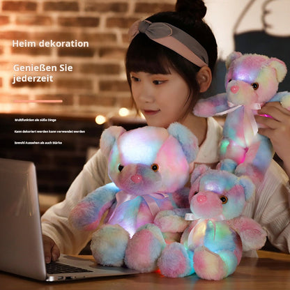 🧸 50% OFF NOW! 🌈 LED Teddy Bear Night Light – Color Changing, Soft Plush Toy & Perfect Soothing Gift 🎁✨