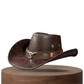🤠☀️ Breathable Sunshade Cowboy Hat – Wide Brim, Lightweight & Stylish Rivet Details – Perfect for Camping, Fishing & Hiking 🏕️