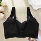 🥳2026 HOT SALE🥳💞50K+ SOLD!💖🌸 50% OFF! Subtle Striped Seamless Bra – Pushes back fat, natural lift. Breathable & moisture‑wicking. Feels like a hug! 👙💪