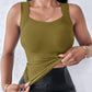🏆Last Day Special Price ￡7.99!!💐Women's U Neck Thermal Tank Tops with Built-In Bra