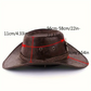 🤠☀️ Breathable Sunshade Cowboy Hat – Wide Brim, Lightweight & Stylish Rivet Details – Perfect for Camping, Fishing & Hiking 🏕️