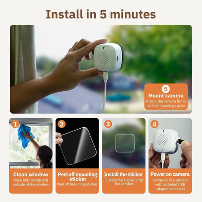 🔥 Crystal-clear security camera 🎥 Colour Night Vision 🌙 24/7 Recording & Smart Alerts 🚨 Easy Install! 🔒