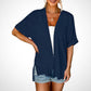 🔥Summer Hot Sale 50％ OFF🏳️‍🌈2026 New Stylish Flowy Short Sleeve Cardigan✈️Buy 2 Free Shipping