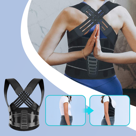 🔥LAST DAY SAVE 50% OFF👍Strong Support Universal Adjustable Back Posture Corrector🏃‍♂️