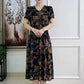 Women's Graceful Floral Printed Dress（50% OFF）