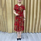 Women's Graceful Floral Printed Dress（50% OFF）