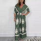 🔥50% off Hot Sale💃Women’s V-Neck Wide Leg Jumpsuit