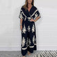 🔥50% off Hot Sale💃Women’s V-Neck Wide Leg Jumpsuit