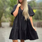 Summer Hot Sale🌷V Neck Ruffle Hem Babydoll Dress