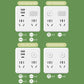 2 Pack Multi-Function Socket Converter with Night Light