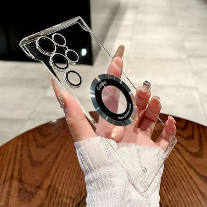 🔥Hot Sale Best Gift🔥Ultra-Thin Transparent Phone Case with Magnetic Ring for Samsung