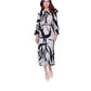 💕HOT SALE 44% OFF 💕Elegant Round Neck Stretch Dress with Belt
