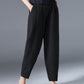 [Women’s Gift] Women's Cotton Linen Elastic Waist Casual Pants with Pockets