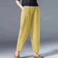 [Women’s Gift] Women's Cotton Linen Elastic Waist Casual Pants with Pockets
