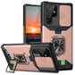 Card Sliding Window Anti-drop Phone Case For Samsung S23/24 Series