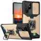 Card Sliding Window Anti-drop Phone Case For Samsung S23/24 Series