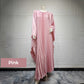 Women’s Elegant Pleated Loose Fit Flowy Long Dress