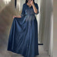 Fashion Elegant Kaftan Dress with Rhinestones
