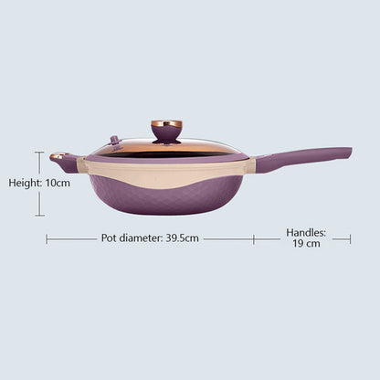 Multifunctional Non-Stick Frying Pan with Lid