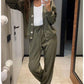 🎁 free shipping🔥Women's Knitted Buttoned Jacket and Pants Two-piece Set