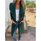 🪻Early Autumn Specials 💕Lapel Collar Casual Long-Sleeved Open-Front Sweater