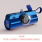 Portable Power Bank with Built-In Cable