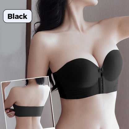 🔥Women's Non-Slip Front Closure Strapless Bra