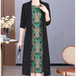Women's Elegant Patchwork Fake 2-Piece Dress（50% OFF）