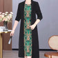 Women's Elegant Patchwork Fake 2-Piece Dress（50% OFF）
