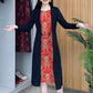 Women's Elegant Patchwork Fake 2-Piece Dress（50% OFF）