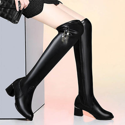 62% OFF✨Autumn winter range✨Warm leather boots for women✨Slim look