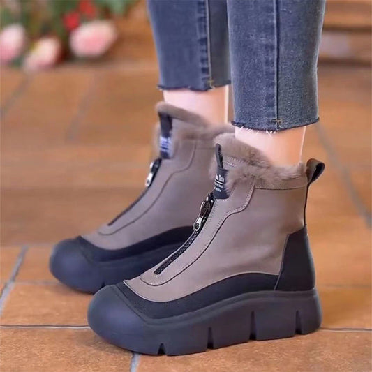 ✨Get 50% off💖Women's waterproof warm snow boots with zip