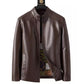 ❄️Winter Specials 40% off🔥Men’s Warm Plush Lining Leather Jacket