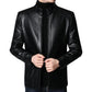 ❄️Winter Specials 40% off🔥Men’s Warm Plush Lining Leather Jacket