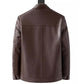 ❄️Winter Specials 40% off🔥Men’s Warm Plush Lining Leather Jacket