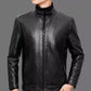 ❄️Winter Specials 40% off🔥Men’s Warm Plush Lining Leather Jacket