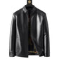 ❄️Winter Specials 40% off🔥Men’s Warm Plush Lining Leather Jacket