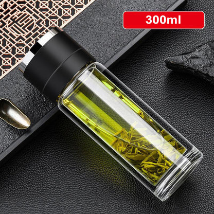 🎅🎄Christmas Pre-Sale - 🔥50%OFF❄️Double-wall Glass Insulated Tea Bottle